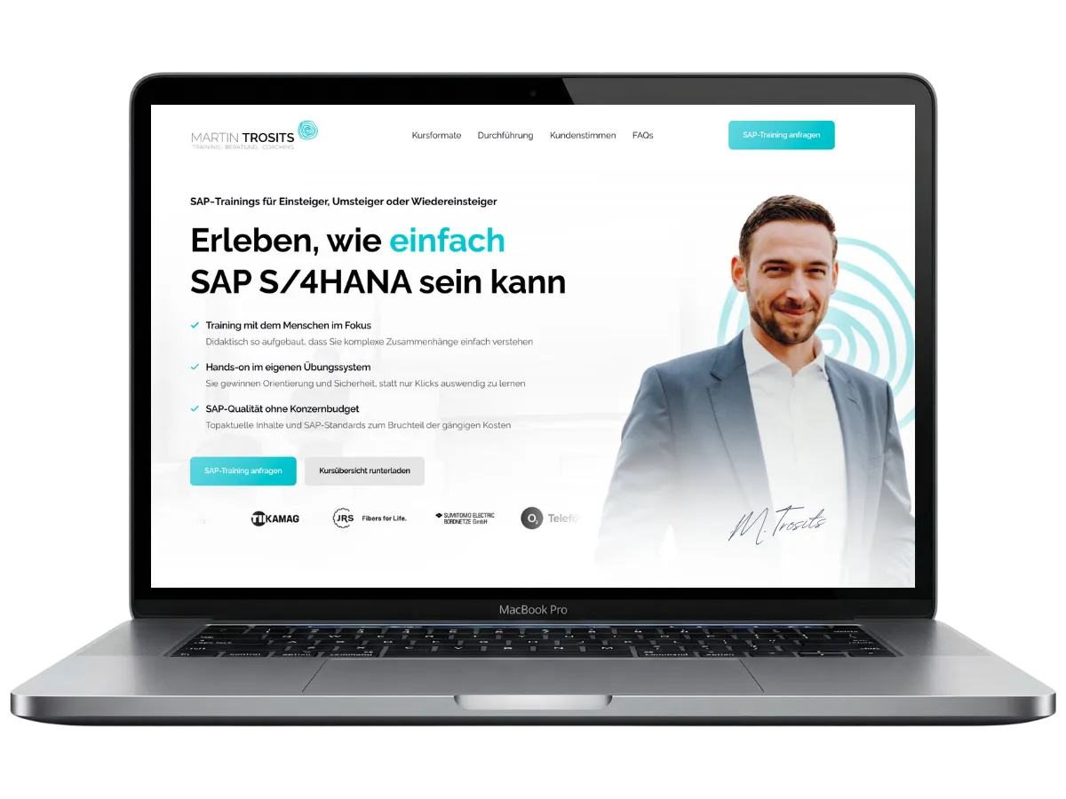 Professionelle Website nachher – modernes Webdesign für Unternehmen