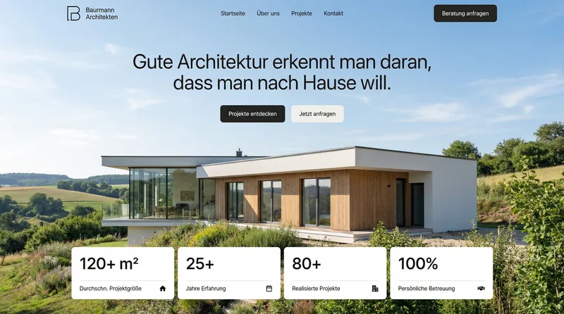 Webdesign Referenz – professionelle Website für Unternehmen